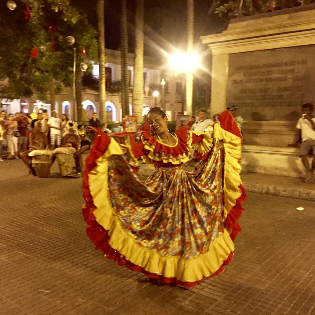 Cumbia dancer
